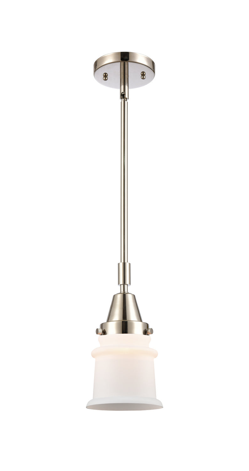 Innovations 447-1S-PN-G181S One Light Mini Pendant, Polished Nickel