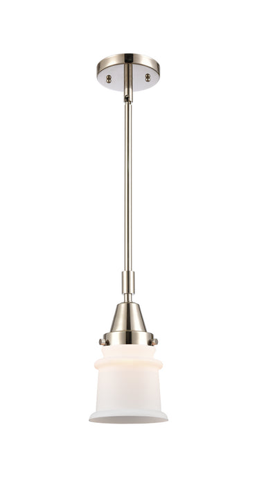 Innovations 447-1S-PN-G181S One Light Mini Pendant, Polished Nickel
