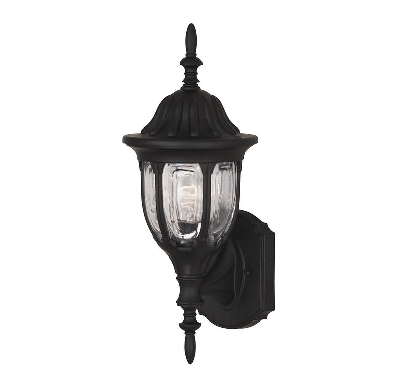 Meridian M50057BK One Light Outdoor Wall Sconce, Black