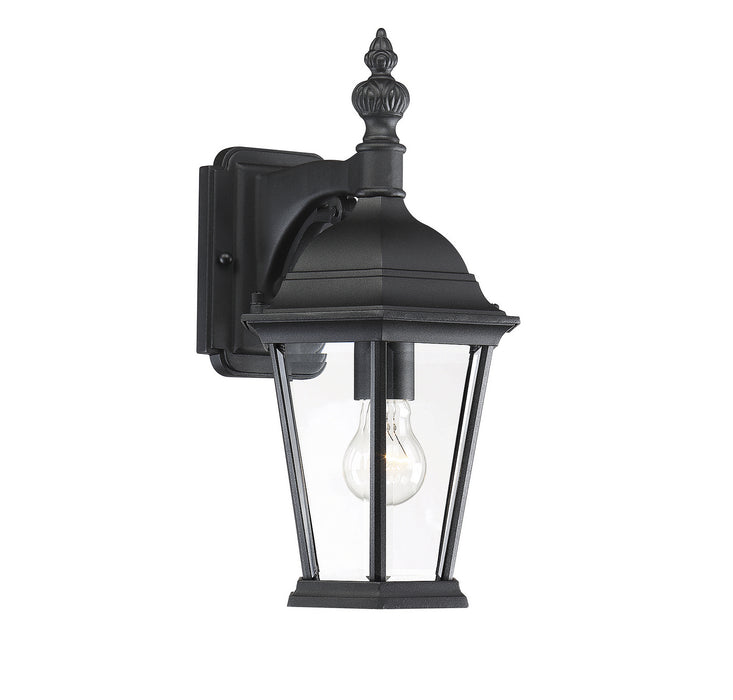 Meridian M50062BK One Light Outdoor Wall Sconce, Black