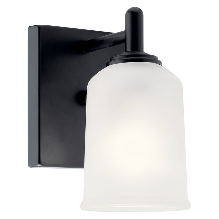 Kichler 45572BK One Light Wall Sconce, Black