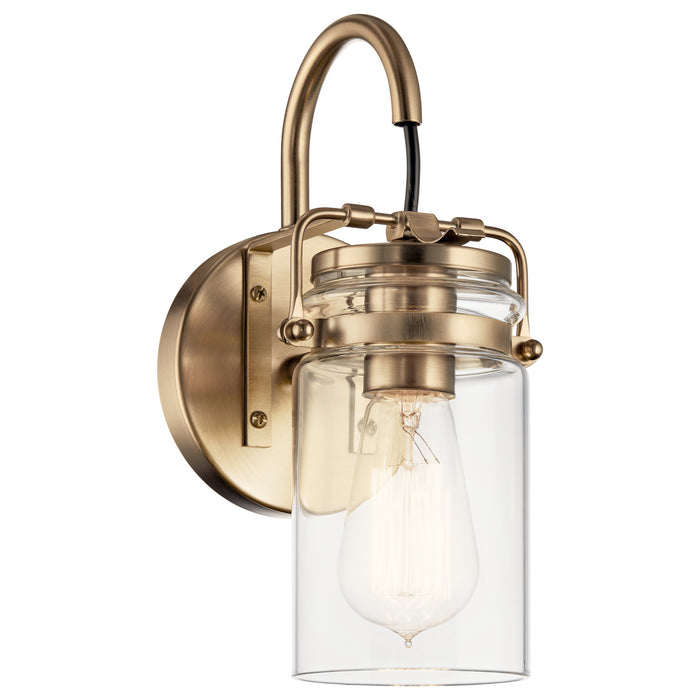 Kichler 45576CPZ One Light Wall Sconce, Champagne Bronze