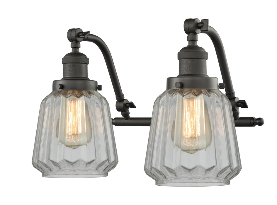 Innovations 515-2W-OB-G142 Two Light Bath Vanity, Oil Rubbed Bronze