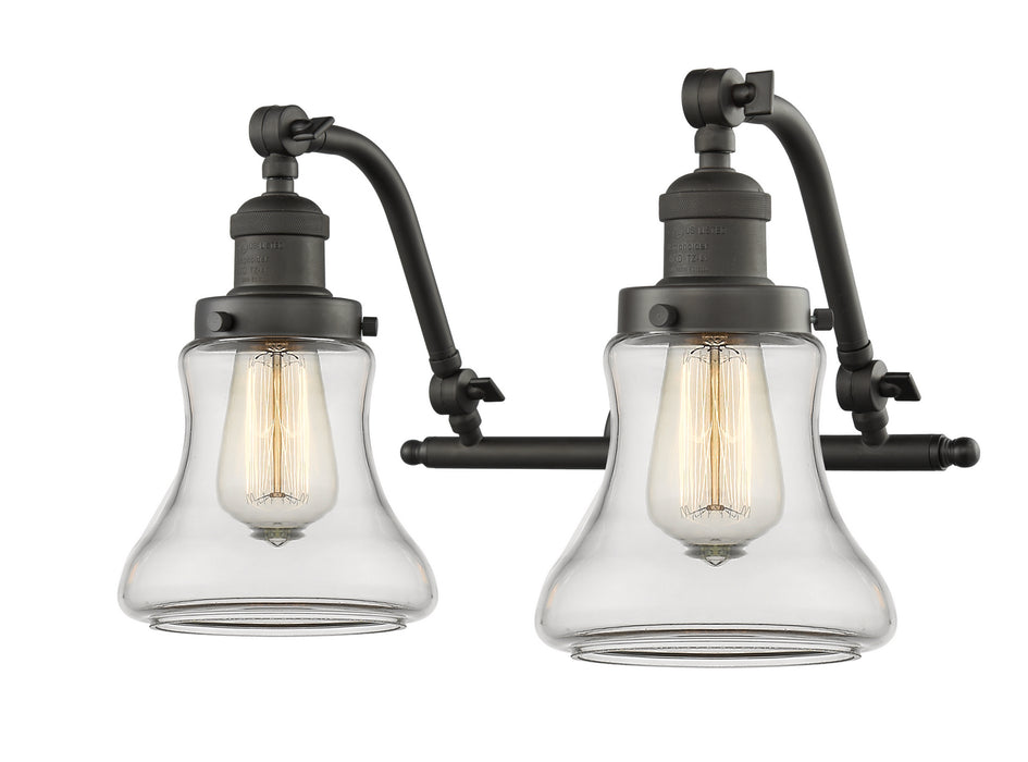 Innovations 515-2W-OB-G192 Two Light Bath Vanity, Oil Rubbed Bronze