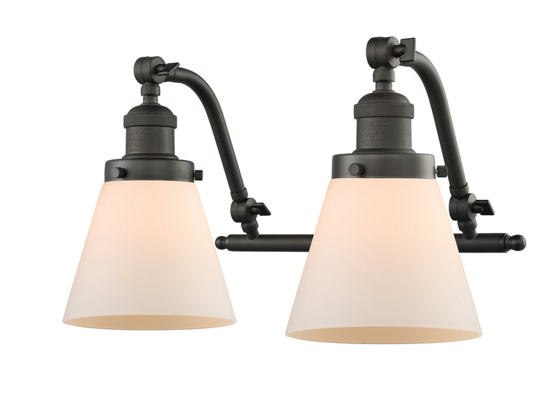 Innovations 515-2W-OB-G61 Two Light Bath Vanity, Oil Rubbed Bronze