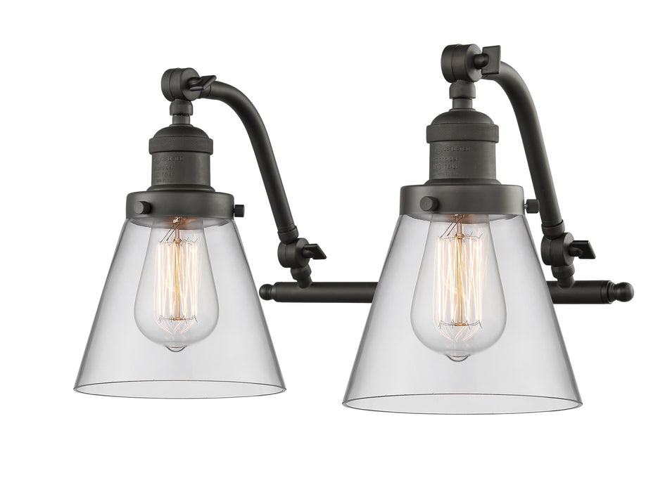 Innovations 515-2W-OB-G62 Two Light Bath Vanity, Oil Rubbed Bronze