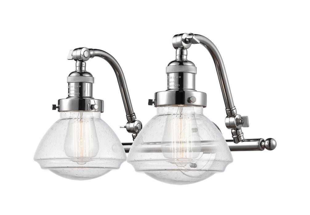 Innovations 515-2W-PC-G324 Two Light Bath Vanity, Polished Chrome