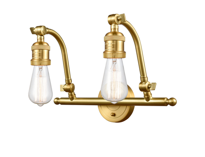 Innovations 515-2W-SG Two Light Bath Vanity, Satin Gold