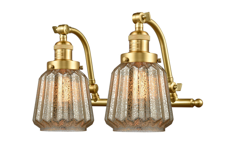 Innovations 515-2W-SG-G146 Two Light Bath Vanity, Satin Gold
