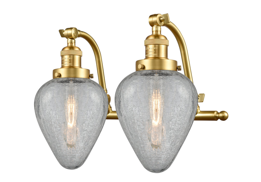 Innovations 515-2W-SG-G165 Two Light Bath Vanity, Satin Gold