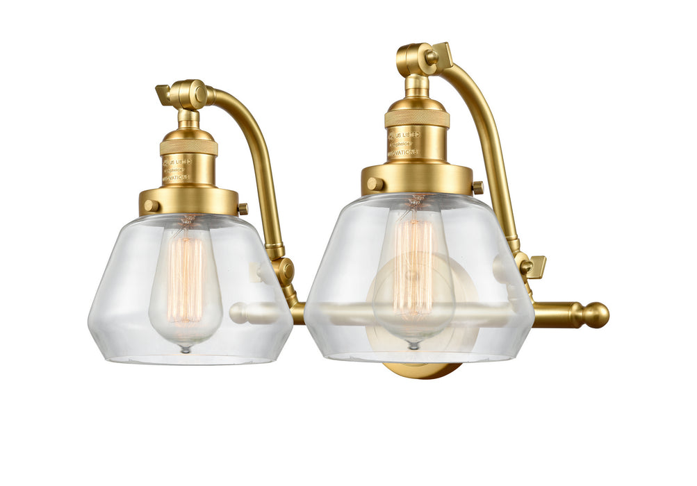 Innovations 515-2W-SG-G172 Two Light Bath Vanity, Satin Gold