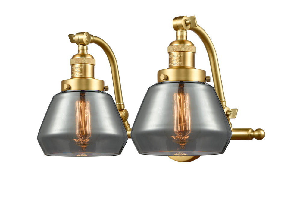 Innovations 515-2W-SG-G173 Two Light Bath Vanity, Satin Gold