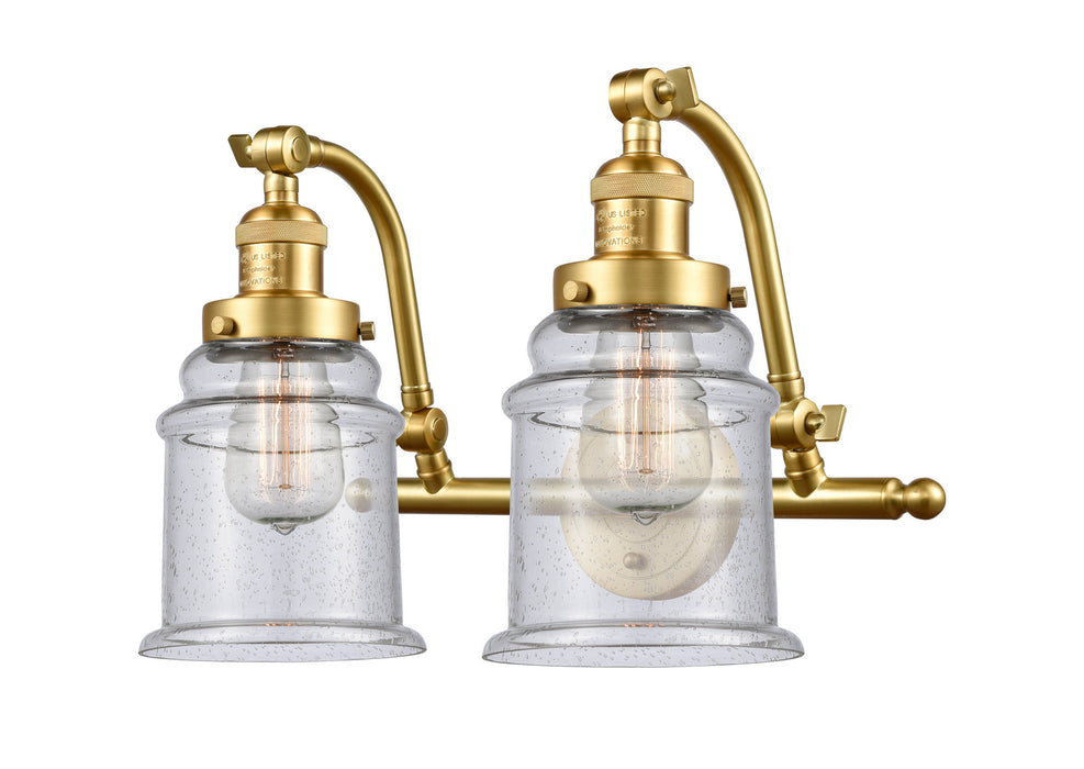 Innovations 515-2W-SG-G184-LED LED Bath Vanity, Satin Gold