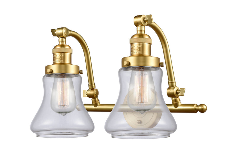 Innovations 515-2W-SG-G192 Two Light Bath Vanity, Satin Gold