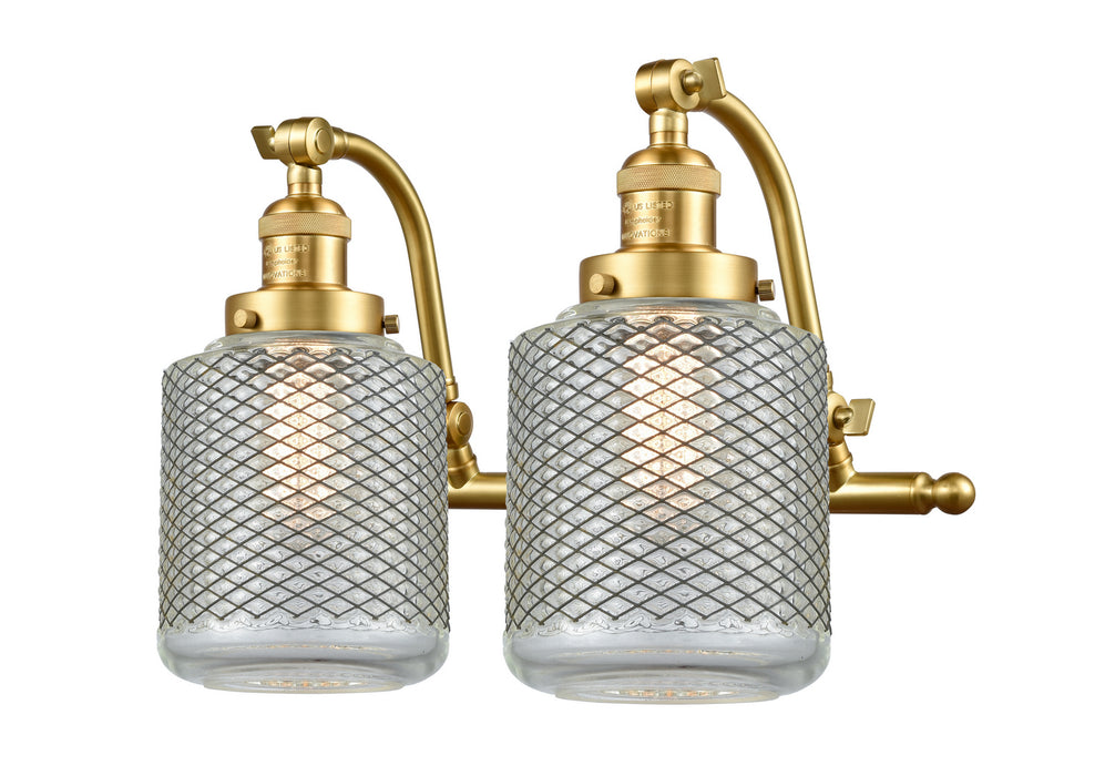Innovations 515-2W-SG-G262 Two Light Bath Vanity, Satin Gold