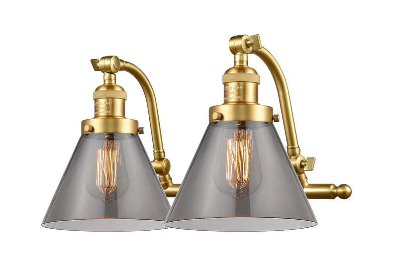 Innovations 515-2W-SG-G43 Two Light Bath Vanity, Satin Gold