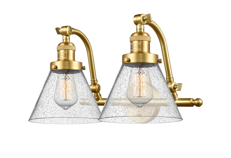 Innovations 515-2W-SG-G44 Two Light Bath Vanity, Satin Gold