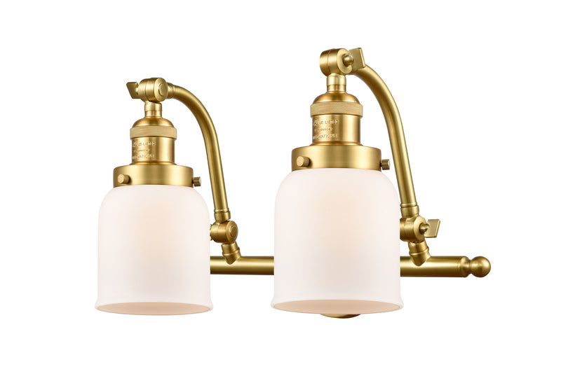 Innovations 515-2W-SG-G51 Two Light Bath Vanity, Satin Gold