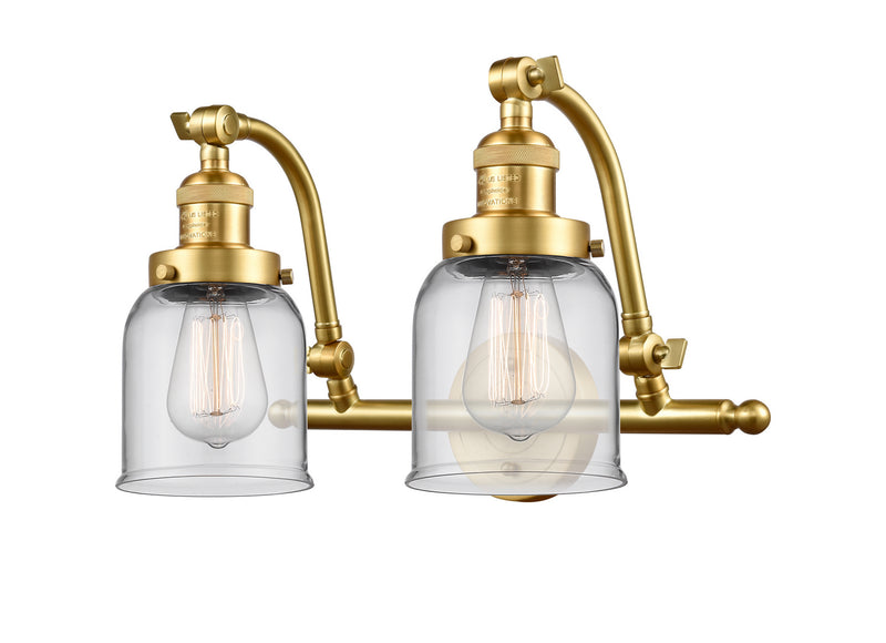 Innovations 515-2W-SG-G52 Two Light Bath Vanity, Satin Gold
