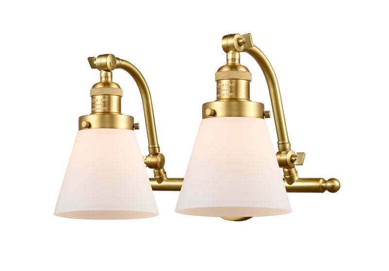Innovations 515-2W-SG-G61 Two Light Bath Vanity, Satin Gold