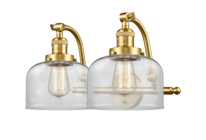 Innovations 515-2W-SG-G72 Two Light Bath Vanity, Satin Gold