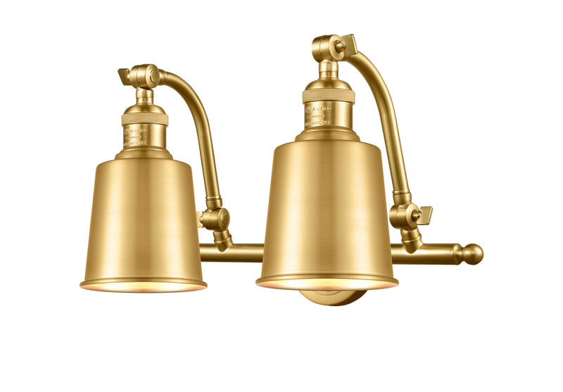 Innovations 515-2W-SG-M9-SG Two Light Bath Vanity, Satin Gold
