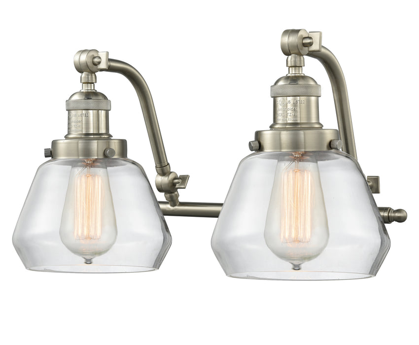 Innovations 515-2W-SN-G172 Two Light Bath Vanity, Brushed Satin Nickel