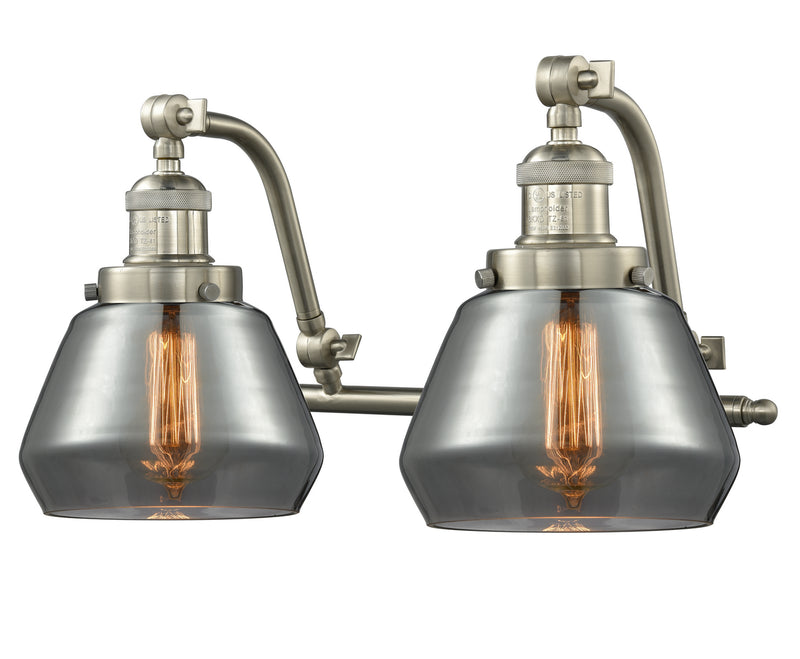 Innovations 515-2W-SN-G173 Two Light Bath Vanity, Brushed Satin Nickel