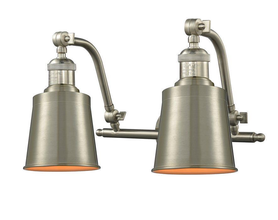 Innovations 515-2W-SN-M9-SN Two Light Bath Vanity, Brushed Satin Nickel