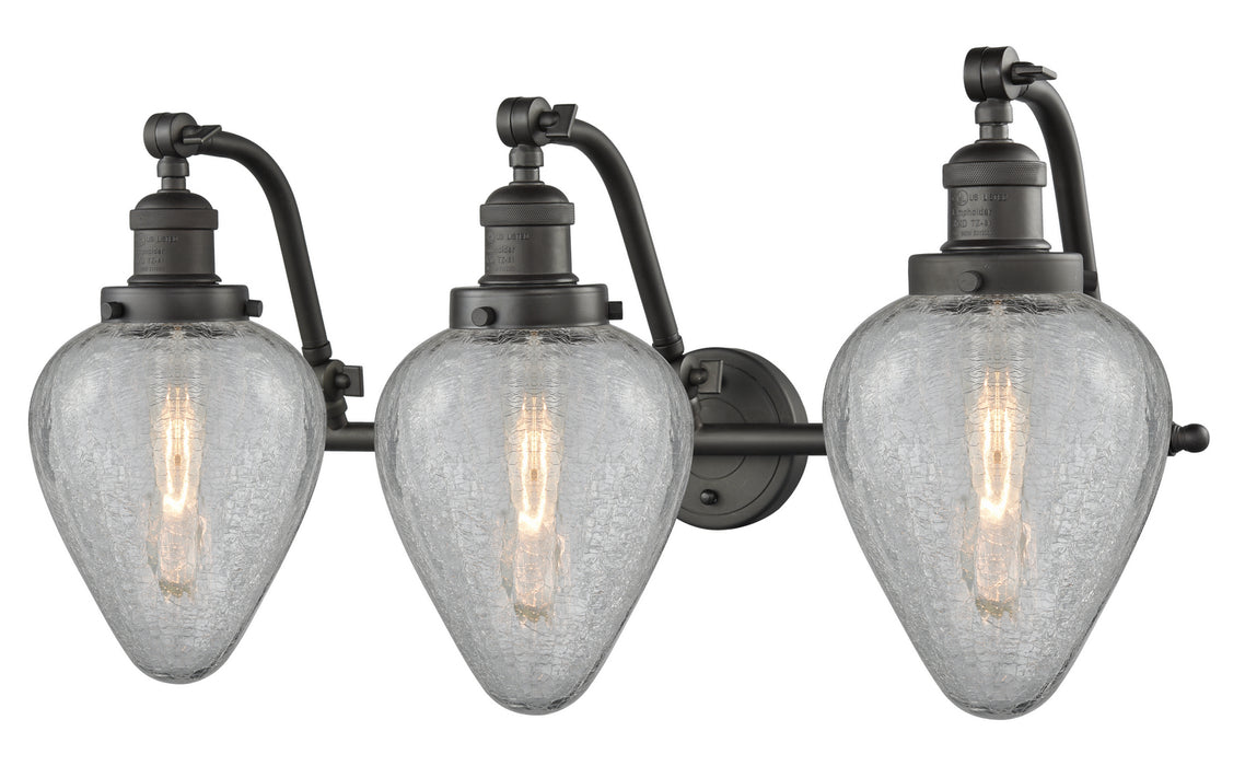 Innovations 515-3W-OB-G165 Three Light Bath Vanity, Oil Rubbed Bronze