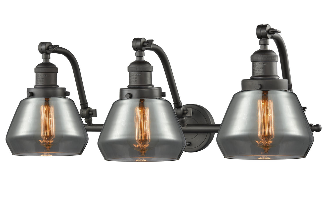 Innovations 515-3W-OB-G173 Three Light Bath Vanity, Oil Rubbed Bronze