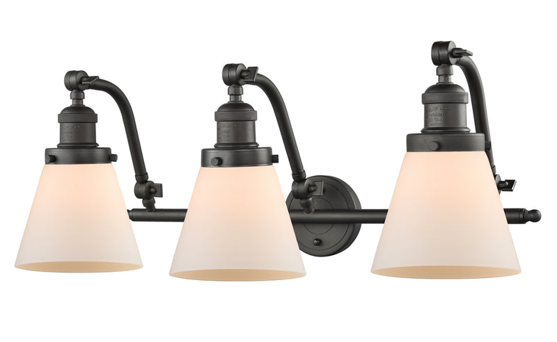 Innovations 515-3W-OB-G61 Three Light Bath Vanity, Oil Rubbed Bronze