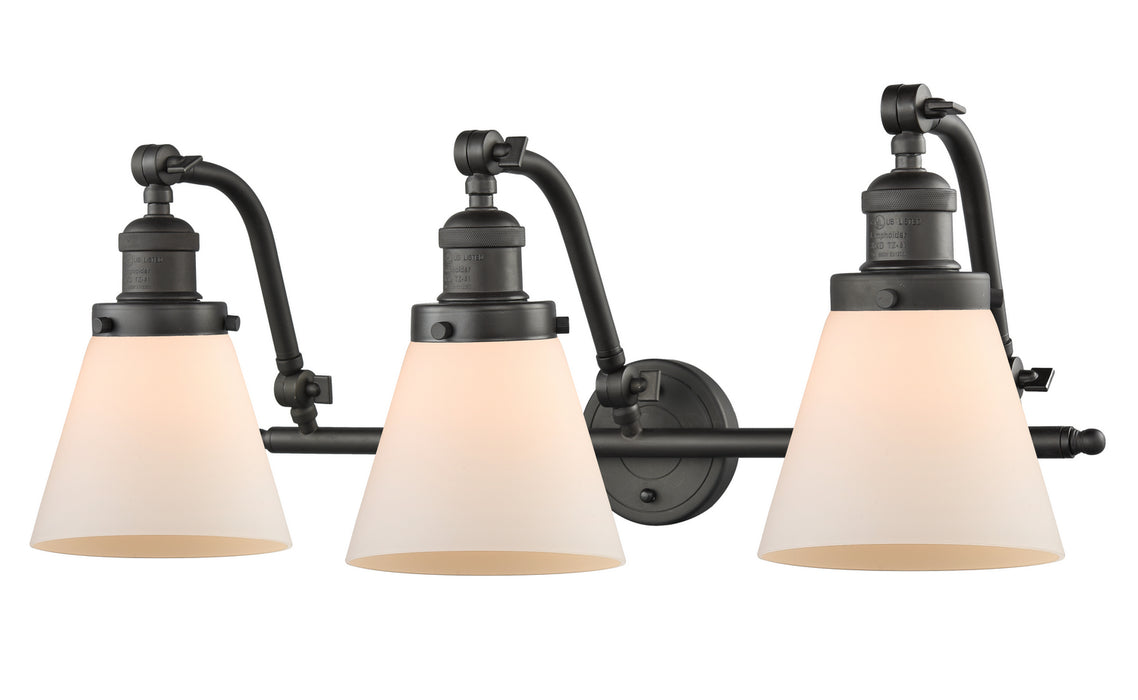 Innovations 515-3W-OB-G61 Three Light Bath Vanity, Oil Rubbed Bronze