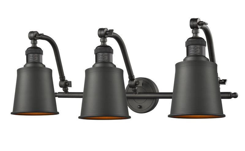 Innovations 515-3W-OB-M9-OB Three Light Bath Vanity, Oil Rubbed Bronze