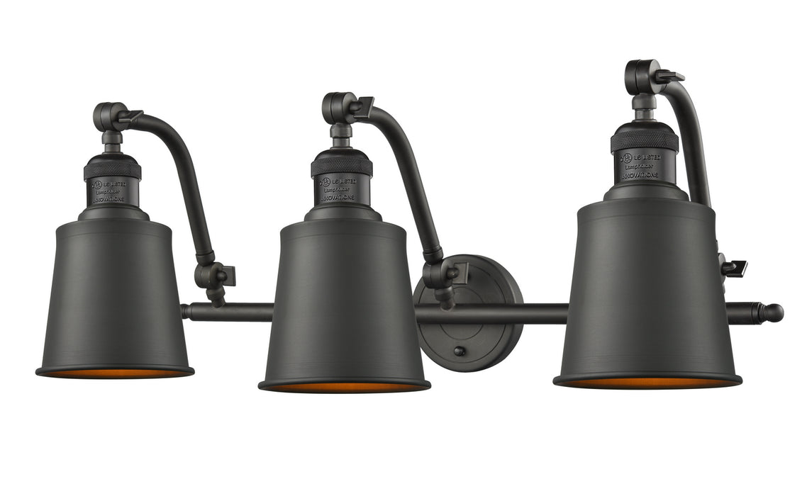 Innovations 515-3W-OB-M9-OB Three Light Bath Vanity, Oil Rubbed Bronze