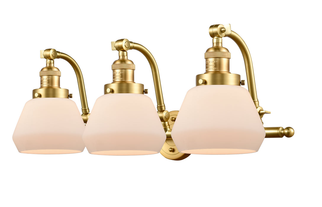 Innovations 515-3W-SG-G171 Three Light Bath Vanity, Satin Gold