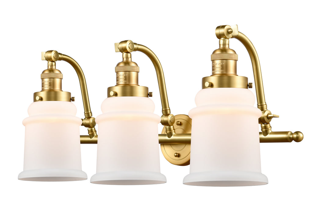 Innovations 515-3W-SG-G181 Three Light Bath Vanity, Satin Gold