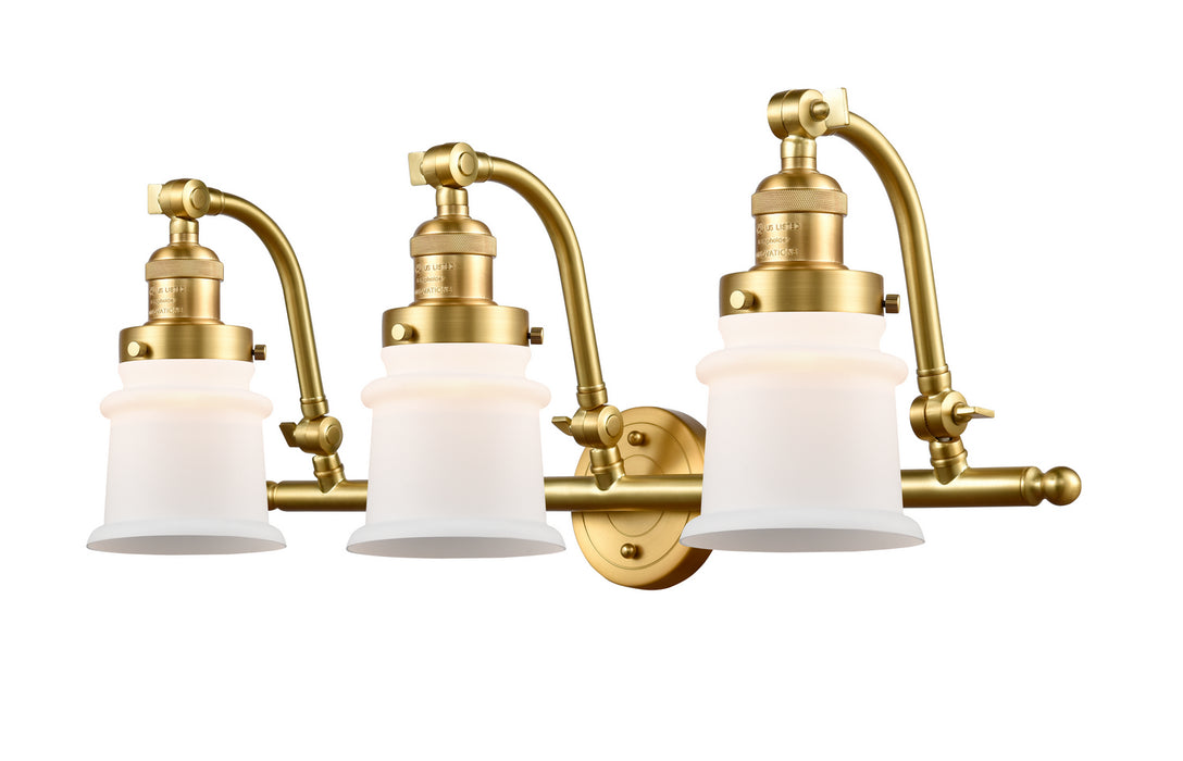 Innovations 515-3W-SG-G181S Three Light Bath Vanity, Satin Gold