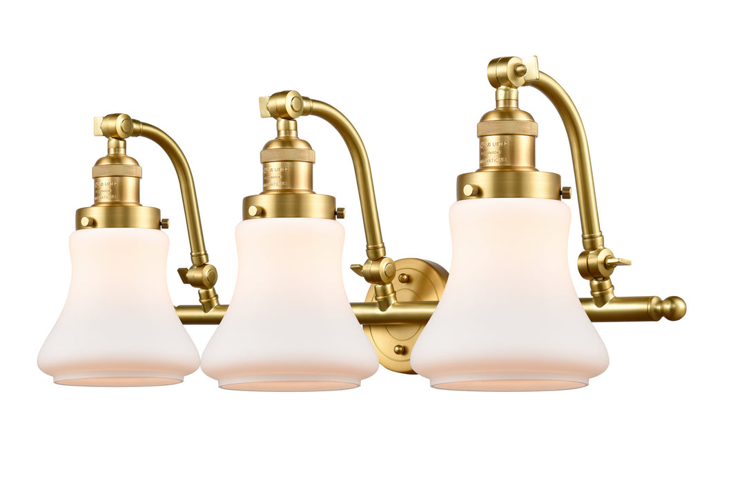 Innovations 515-3W-SG-G191 Three Light Bath Vanity, Satin Gold