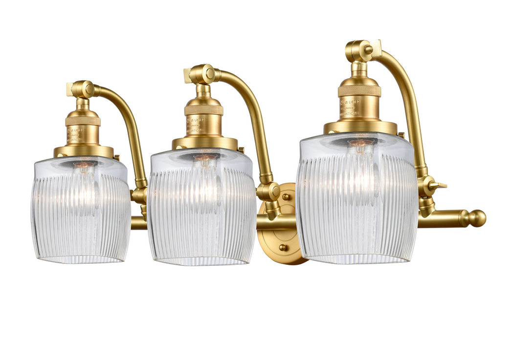 Innovations 515-3W-SG-G302 Three Light Bath Vanity, Satin Gold