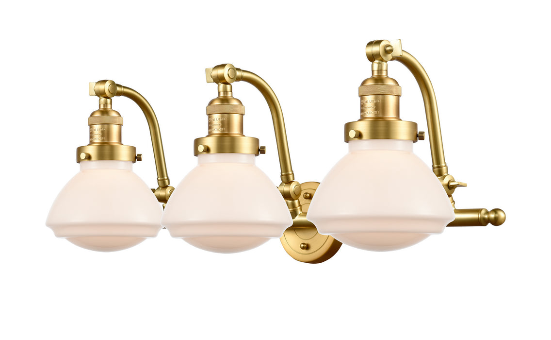 Innovations 515-3W-SG-G321-LED LED Bath Vanity, Satin Gold