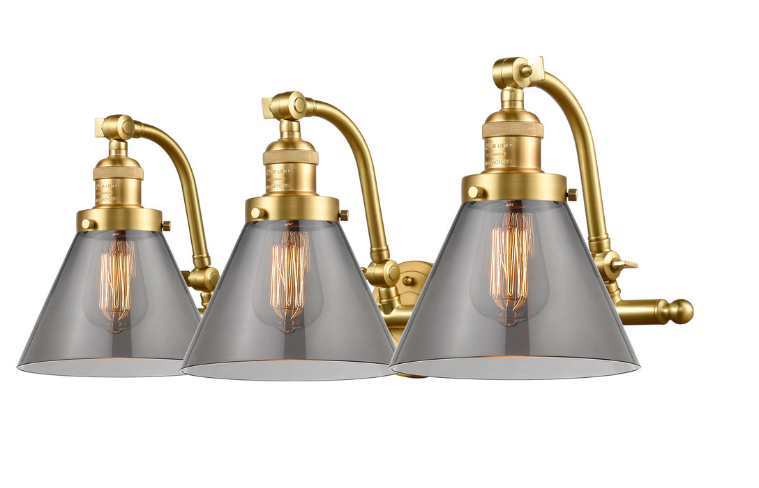 Innovations 515-3W-SG-G43-LED LED Bath Vanity, Satin Gold