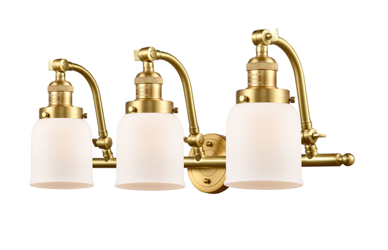 Innovations 515-3W-SG-G51 Three Light Bath Vanity, Satin Gold