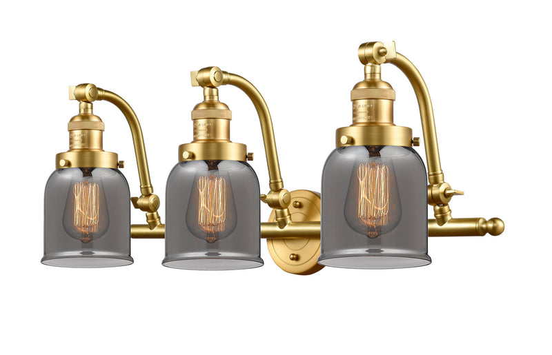 Innovations 515-3W-SG-G53 Three Light Bath Vanity, Satin Gold