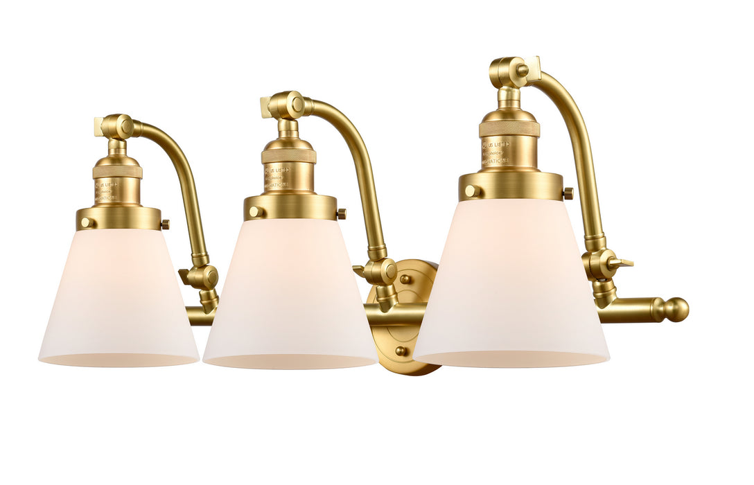 Innovations 515-3W-SG-G61-LED LED Bath Vanity, Satin Gold