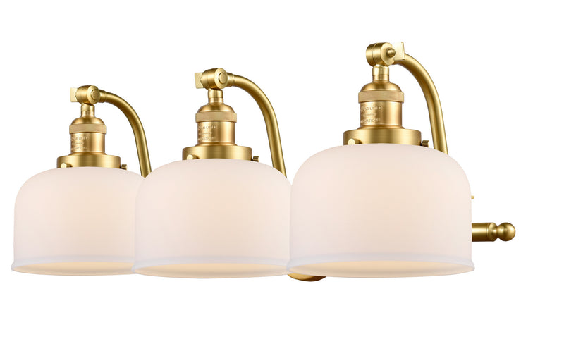 Innovations 515-3W-SG-G71 Three Light Bath Vanity, Satin Gold