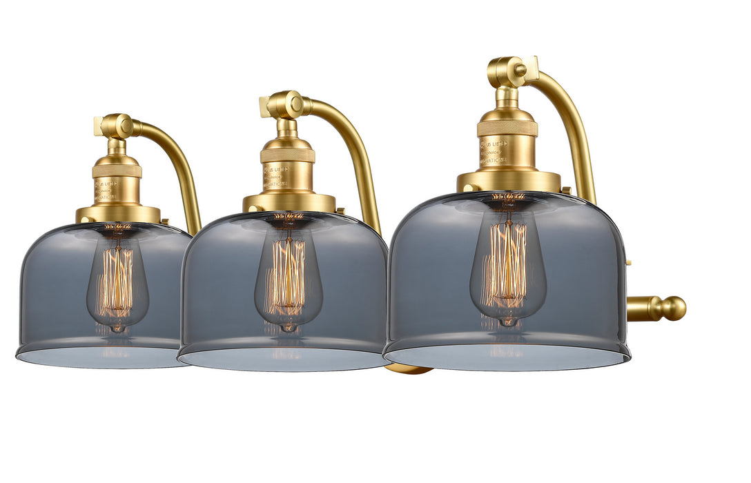 Innovations 515-3W-SG-G73 Three Light Bath Vanity, Satin Gold