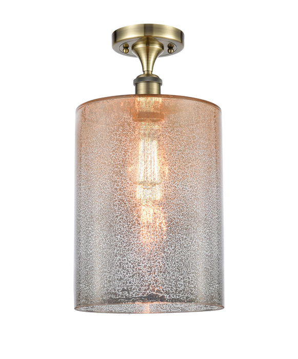 Innovations 516-1C-AB-G116-L-LED LED Semi-Flush Mount, Antique Brass
