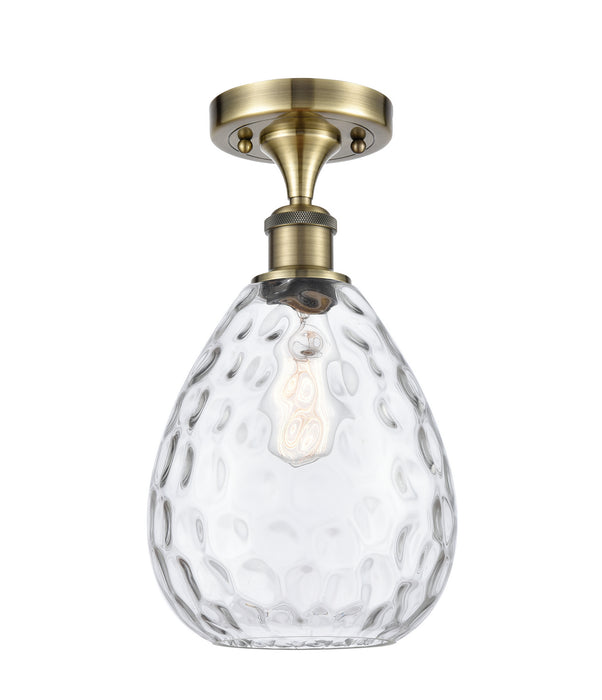 Innovations 516-1C-AB-G372-LED LED Semi-Flush Mount, Antique Brass