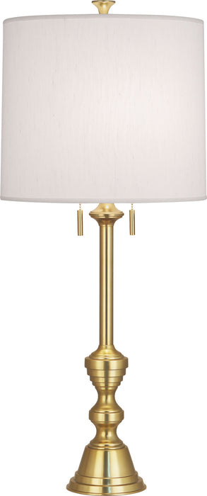 Robert Abbey 1220 Two Light Table Lamp, Modern Brass